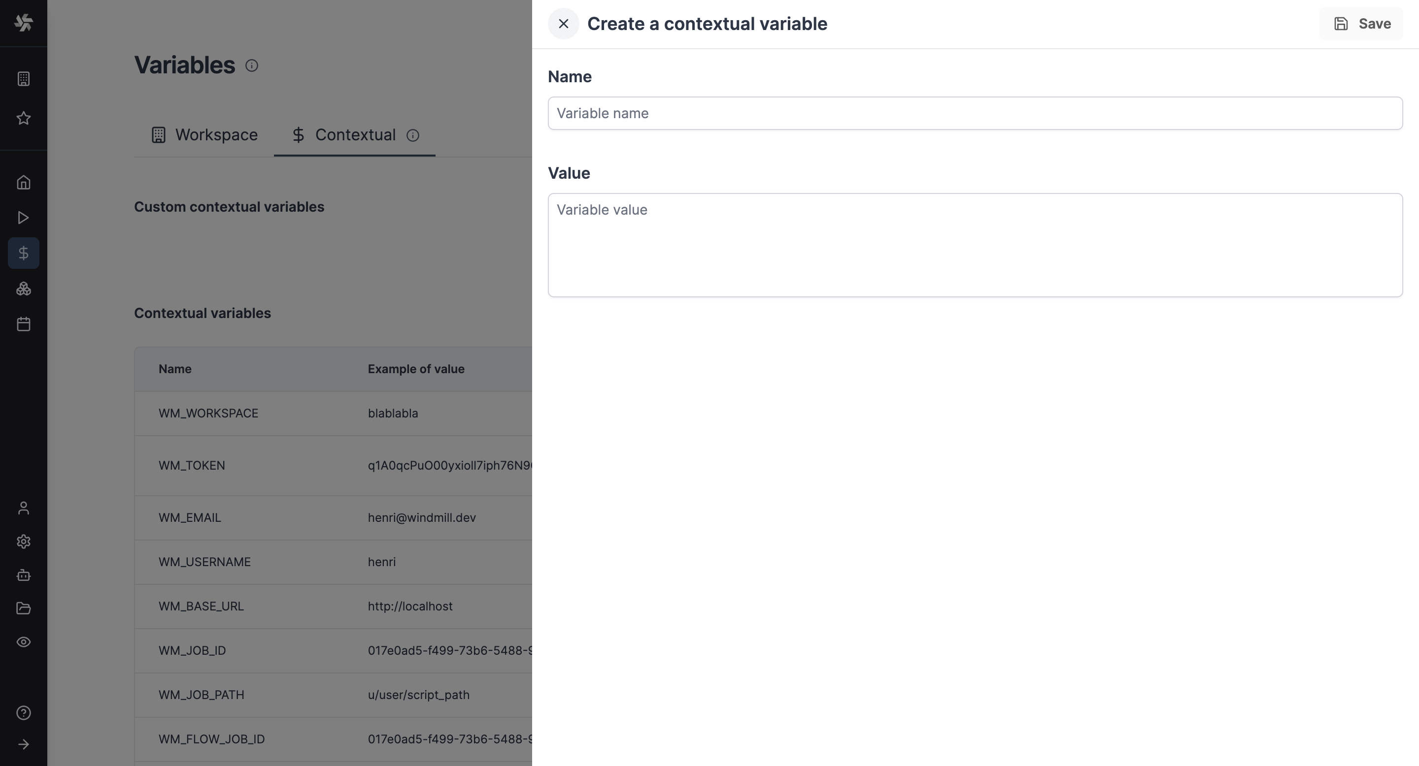 Create Custom Contextual Variable