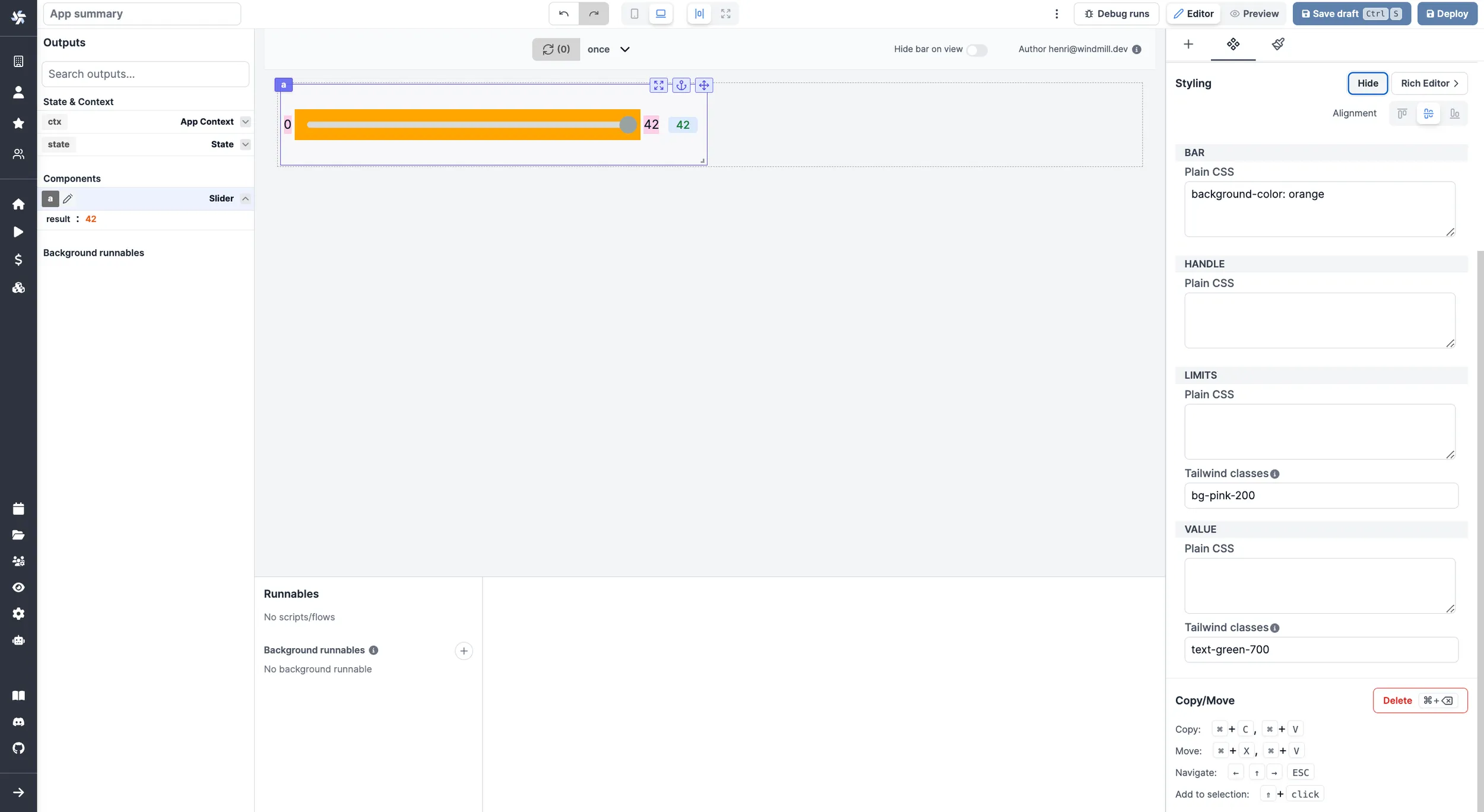 Customize components